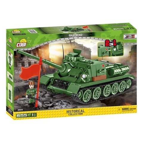 neuveden: Stavebnice COBI II WW SU 100, 655 kostek, 1 f