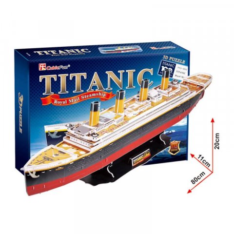 neuveden: Puzzle 3D Titanic/113 dílků neuveden: Puzzle 3D Titanic/113 dílků