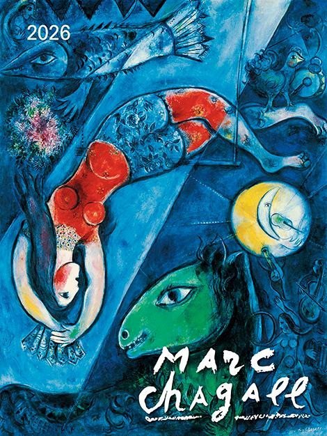 neuveden: Kalendář 2026 Marc Chagall, nástěnný, 42 x 56 cm