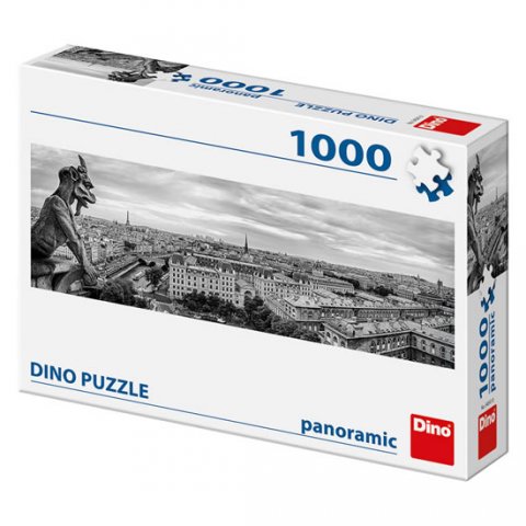 neuveden: Paříž - chrlič: panoramic puzzle 1000 dílků neuveden: Paříž - chrlič: panoramic puzzle 1000 dílků