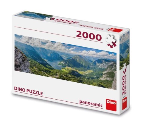 neuveden: Puzzle Pohled na Alpy 2000 dílků panoramic