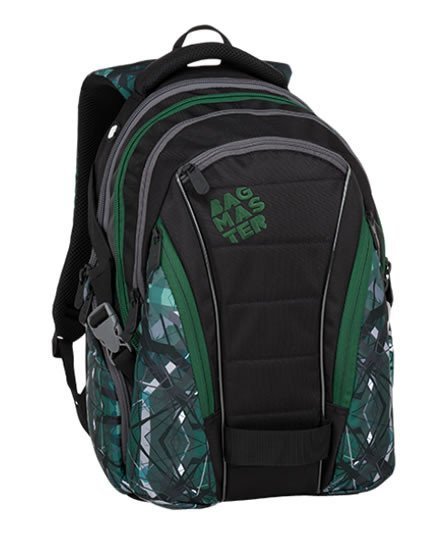 neuveden: Bagmaster Studentský batoh BAG 9 E GREEN/GRAY/BLACK