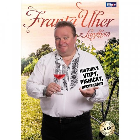Uher Franta: Uher - Historky, vtipy, písničky 4 CD Uher Franta: Uher - Historky, vtipy, písničky 4 CD