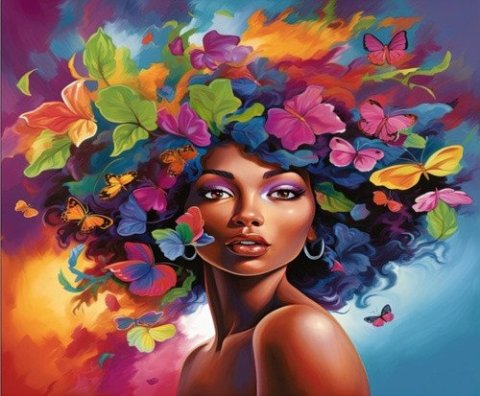 neuveden: Dřevěné puzzle/Floral Latina A3