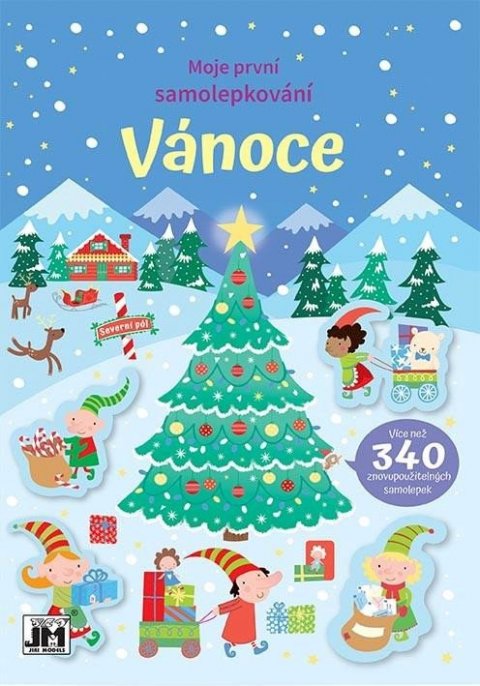 neuveden: Vánoce - Moje první samolepkování
