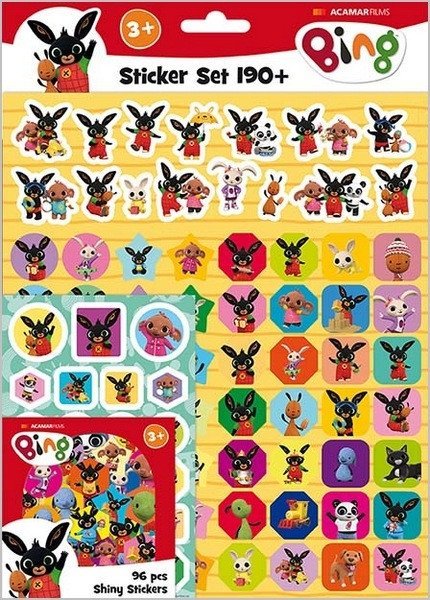 -: Bing - Samolepkový set 190+