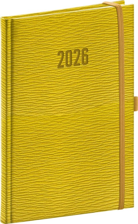 neuveden: Diář 2026: Rivoli - Žlutozelený, týdenní, 15 x 21 cm