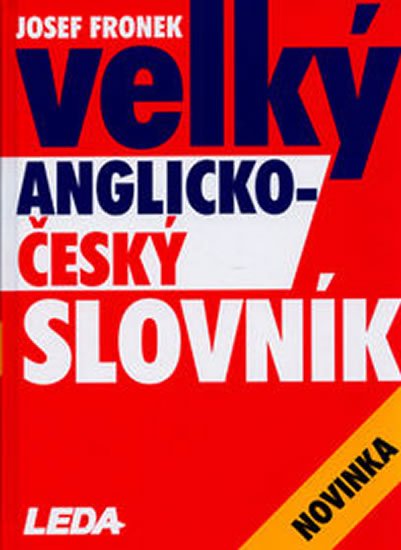 Fronek Josef: Velký anglicko-český slovník