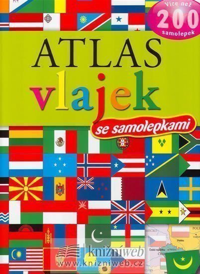 neuveden: Atlas vlajek se samolepkami - Více než 200 samolepek
