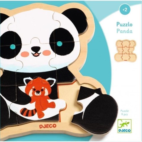 neuveden: DJECO Dřevěné puzzle Puzzlo Panda