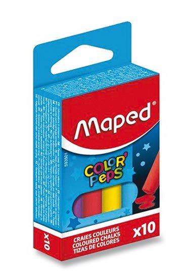 neuveden: Maped - Křídy barevné 10 ks