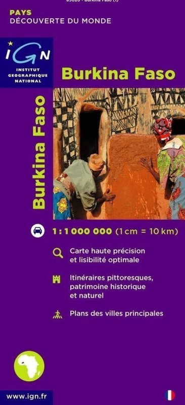 neuveden: IGN 85020 Burkina Faso 1:100 000