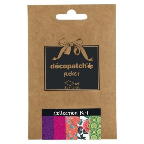 neuveden: DECOPATCH papír sada č. 1 (5 ks)