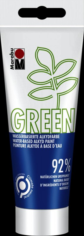 neuveden: Marabu Green Alkydová barva - blankytně modrá 100 ml
