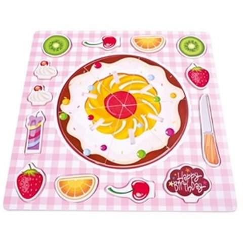 neuveden: Dřevěné puzzle - Ovocný koláč neuveden: Dřevěné puzzle - Ovocný koláč