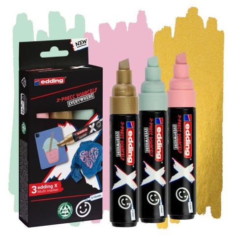 neuveden: Multimarker X EDDING 6900/3 - pastel