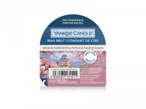 neuveden: YANKEE CANDLE Sakura Blossom Festival vonný vosk 22g