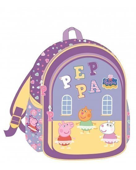 neuveden: Školní taška Prasátko Peppa - fialová