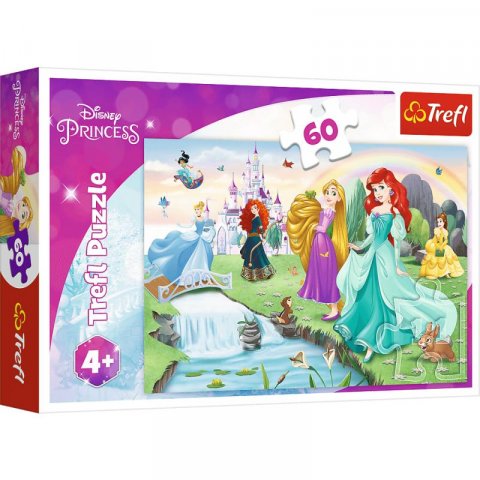 neuveden: Trefl Puzzle Disney Princess - Seznamte se s princeznami / 60 dílků neuveden: Trefl Puzzle Disney Princess - Seznamte se s princeznami / 60 dílků
