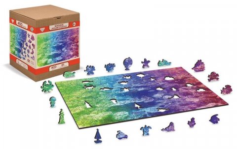 neuveden: Wooden City Puzzle Korálový útes 2v1, dřevěné, 400 dílků neuveden: Wooden City Puzzle Korálový útes 2v1, dřevěné, 400 dílků