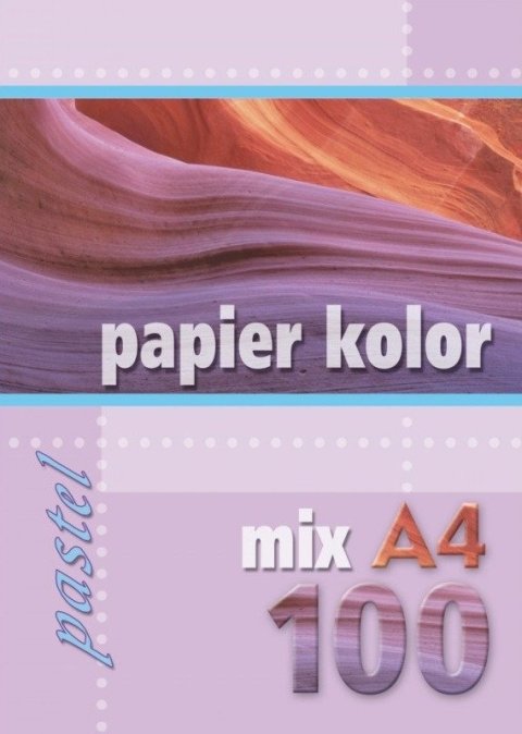 : Xero papír A4 100l mix kolor pastel