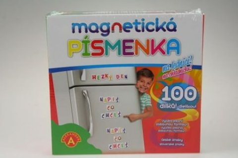 neuveden: Magnetická písmenka na lednici 100 dílků
