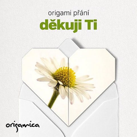 neuveden: Origami přání - Děkuji Ti