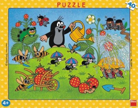 neuveden: Krtek v jahodách - Puzzle 40 neuveden: Krtek v jahodách - Puzzle 40