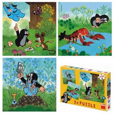 neuveden: Krtek a kalhotky - Puzzle 2x55