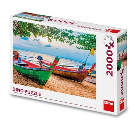 neuveden: Puzzle Rybářské loďky 2000 dílků