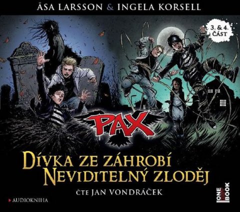 Larssonová Asa: Pax 3 & 4 Dívka ze záhrobí & Neviditelný zloděj - CDmp3 (Čte Jan Vondráček)