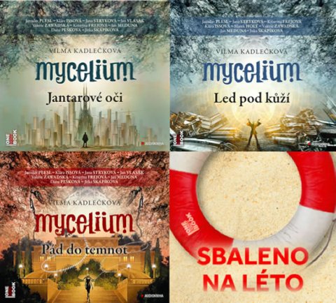 Kadlečková Vilma: Mycelium - CDmp3 (komplet Mycelium I: Jantarové oči, Mycelium II: Led pod k