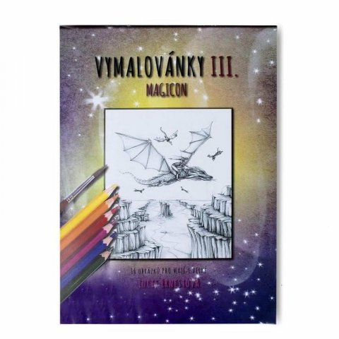 neuveden: Vymalovánky 3.díl s lepenou horní vazbou A4, 16 listů