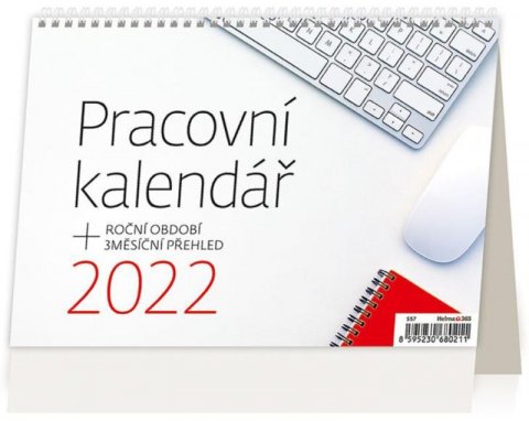 neuveden: Kalendář stolní 2022 - Pracovní kalendář
