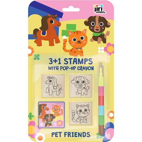 neuveden: Razítka 3+1 s voskovkou Domácí zvířáta