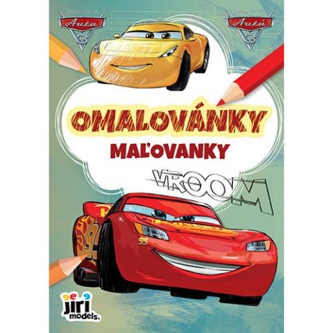 -: Auta - Omalovánky A5