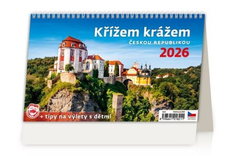 neuveden: Kalendář stolní 2026 - Křížem krážem Českou republikou