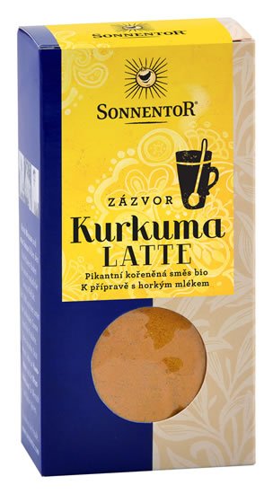 neuveden: Sonnentor - Kurkuma Latte/zázvor bio 60g krabička
