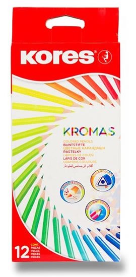 neuveden: Pastelky Kores Kromas 12 barev