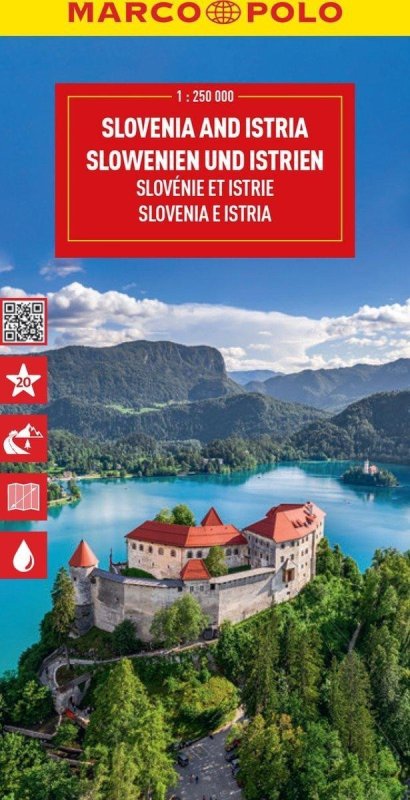neuveden: Slovinsko, Istrie 1:250 000 / automapa