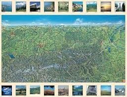 neuveden: AKN 1 PAN B Rakousko panorama nástěnné neuveden: AKN 1 PAN B Rakousko panorama nástěnné