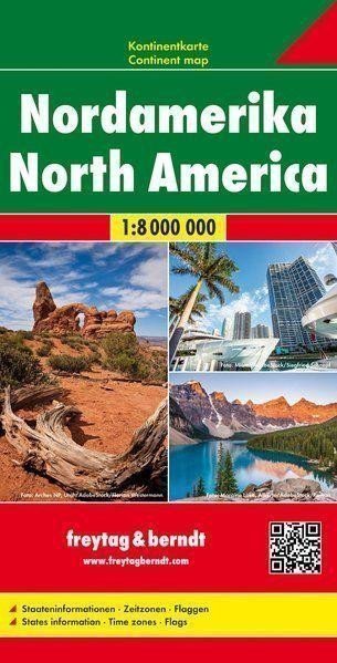 neuveden: Severní Amerika 1:8 000 000 / automapa