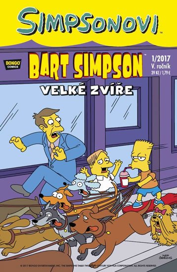 Groening Matt: Simpsonovi - Bart Simpson 1/2017 - Velké zvíře Groening Matt: Simpsonovi - Bart Simpson 1/2017 - Velké zvíře