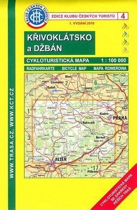 neuveden: KČT 4 Křivoklátsko a Džbán 1:100 000 /cykloturistická mapa