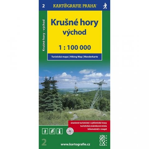 neuveden: 1:100T ( 2)-Krušné hory - VÝCHOD (turistická mapa) neuveden: 1:100T ( 2)-Krušné hory - VÝCHOD (turistická mapa)