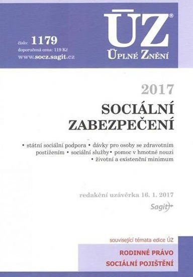 neuveden: ÚZ 1179 Sociální zabezpečení 2017