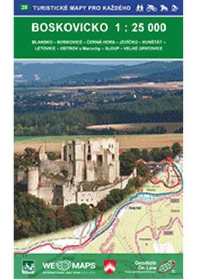 neuveden: Boskovicko 1:25T /28 Turistické mapy pro každého
