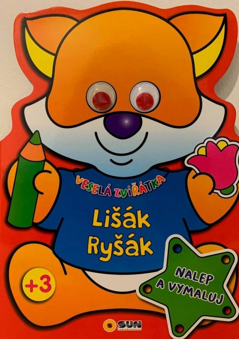 neuveden: Veselá zvířátka Lišák Ryšák - Nalep a Vymaluj neuveden: Veselá zvířátka Lišák Ryšák - Nalep a Vymaluj