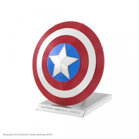 neuveden: 3D puzzle Metal Earth Marvel Captain America Shield