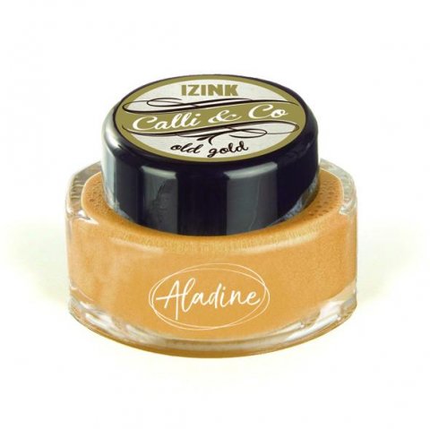 neuveden: Kaligrafický inkoust Aladine IZINK CALLI & CO - metalický zlatý, 15 ml